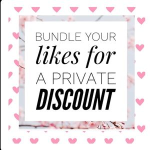 Bundle your likes for a prívate discount “